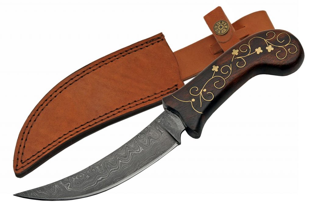 Handmade Damascus Steel Fillet Knife With Premium Wooden Handle