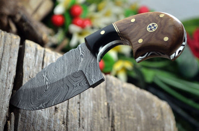 Custom handmade steel pocket knife