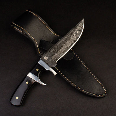 Bowie Damascus Steel Knife