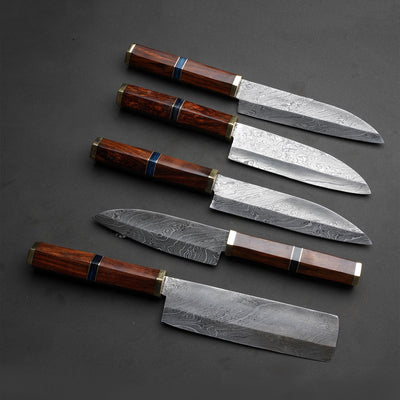 SET of 5 Knives Japenese Chef Knives 