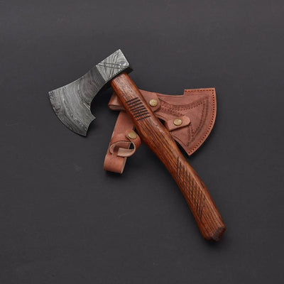 damascus steel axe