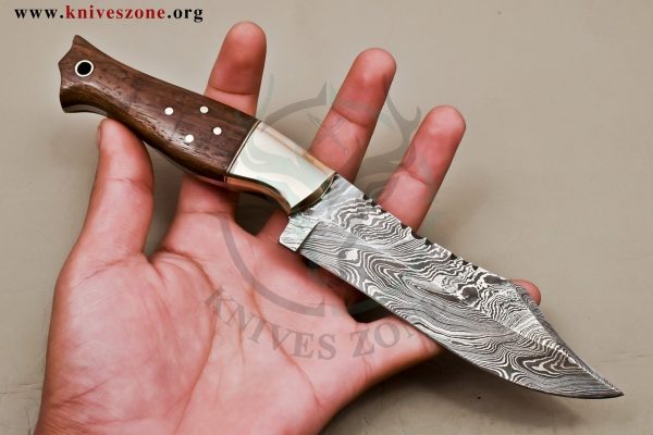 Custom Made Damascus Steel Fixed Blade 476