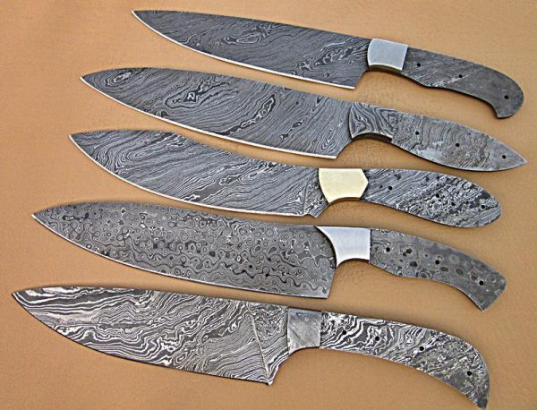 Damascus Kitchen Knife Blanks
