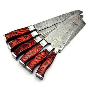 damascus knives set