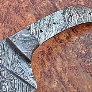 Full Tang Chef Knife with Damascus Steel Bolster