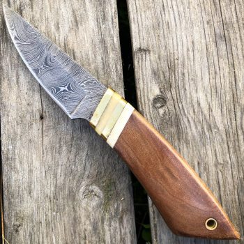 Damascus hunting knife