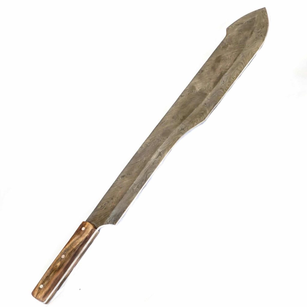Handmade Damascus Steel Falchion Sword Battle Ready