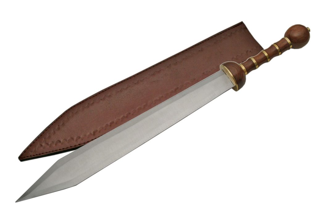 Handmade Damascus Steel Sword Antique Gladius Style Blade
