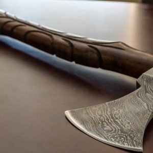 damascus battle axe
